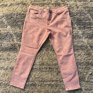 Universal thread, pink high-rise skinny jeans size 16/33